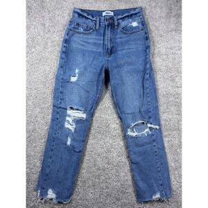 JBD‎ by Just Black Denim Jeans Womens Size 24 Ripped Distressed Blue Denim